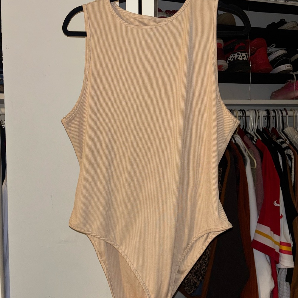 SHEIN Curve Cream Bodysuit